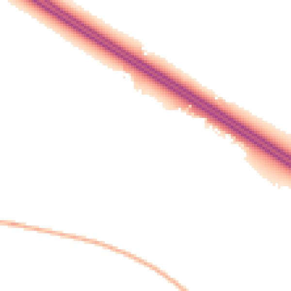 Night-time road noise heatmap for OX3 0QW