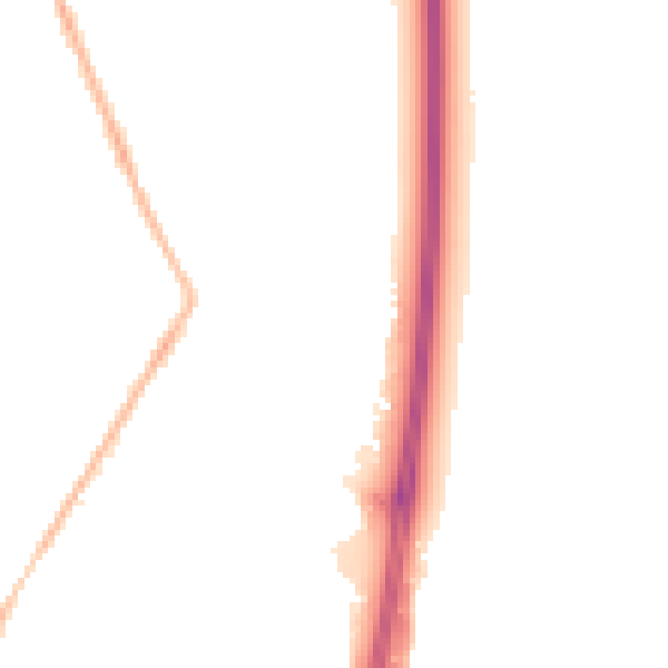 Night-time road noise heatmap for OX3 7FQ