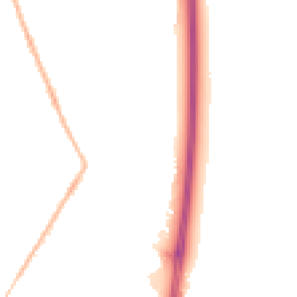 Night-time road noise heatmap for OX3 7JR