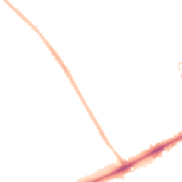 Night-time road noise heatmap for OX3 7TH