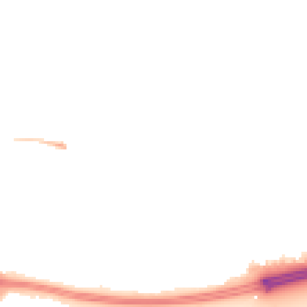 Night-time road noise heatmap for OX3 8BY