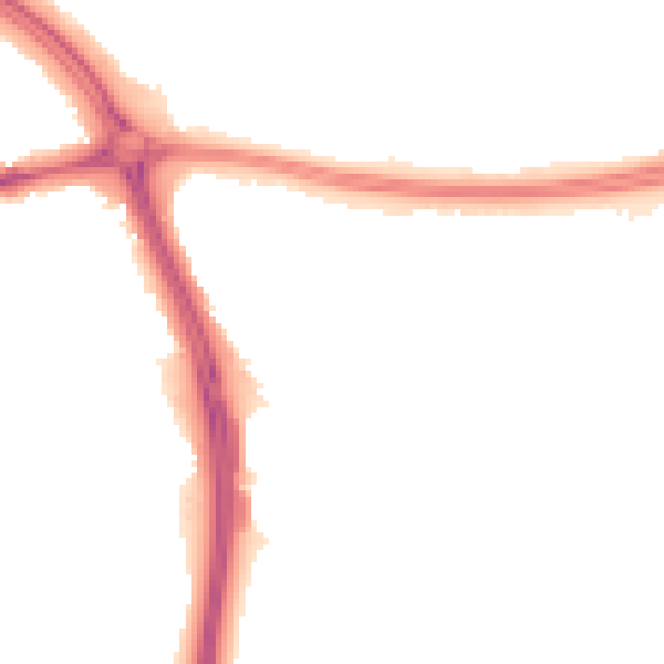 Night-time road noise heatmap for OX3 8HS