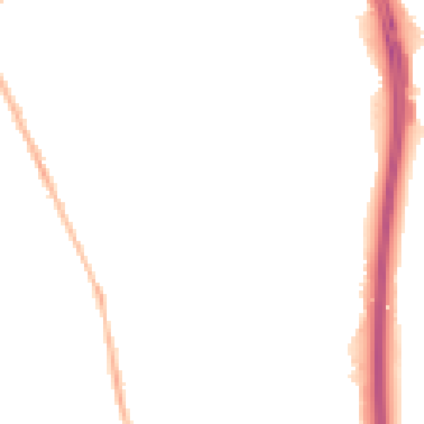 Night-time road noise heatmap for OX3 8NY