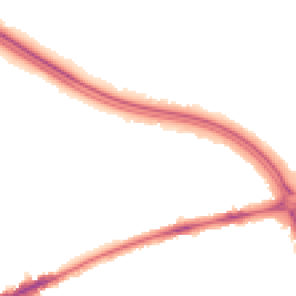 Night-time road noise heatmap for OX3 9JF