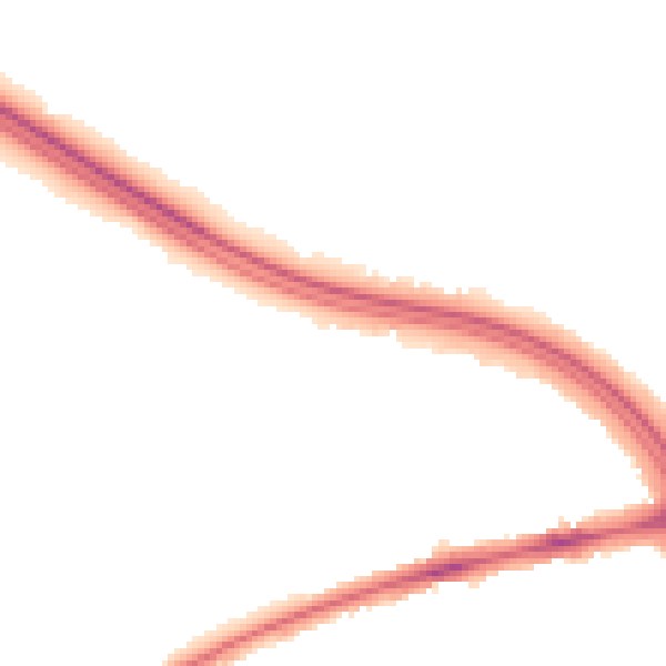 Night-time road noise heatmap for OX3 9JR