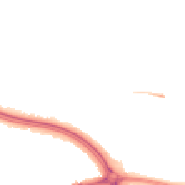 Night-time road noise heatmap for OX3 9LR