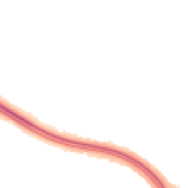 Night-time road noise heatmap for OX3 9LW