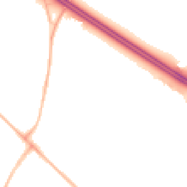 Night-time road noise heatmap for OX3 9RF