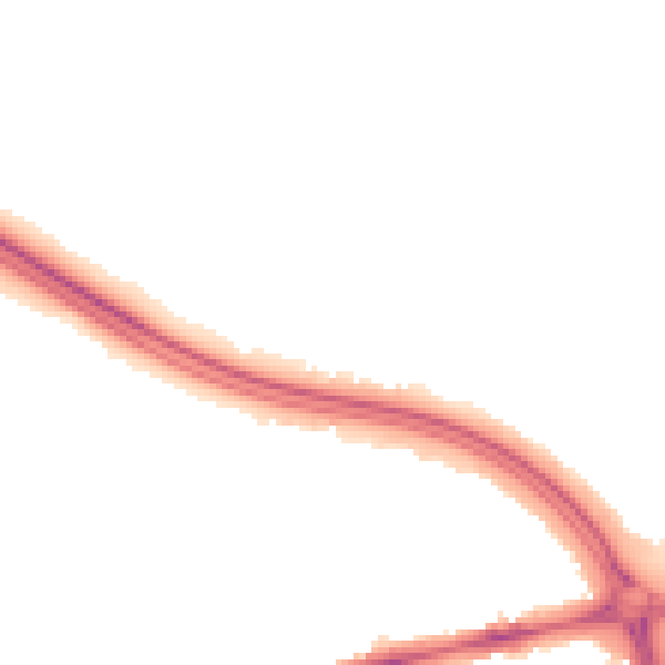 Night-time road noise heatmap for OX3 9SJ