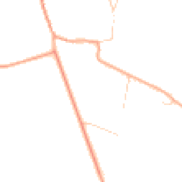 Daytime road noise heatmap for OX3 9SU