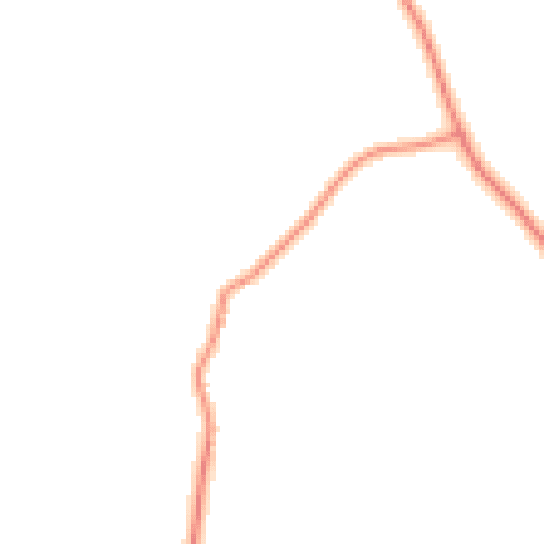 Daytime road noise heatmap for OX3 9TH