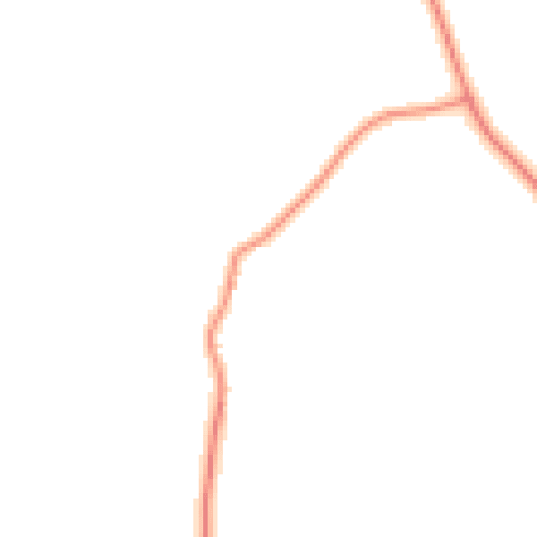 Daytime road noise heatmap for OX3 9TJ
