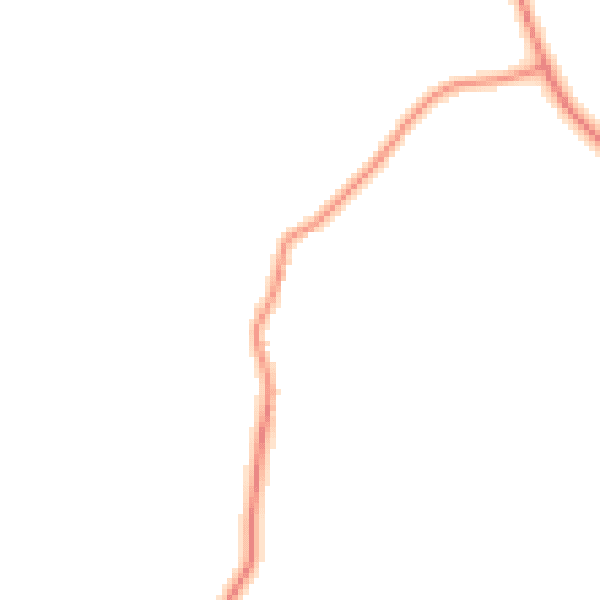 Daytime road noise heatmap for OX3 9TL