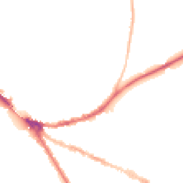 Night-time road noise heatmap for OX4 1AE