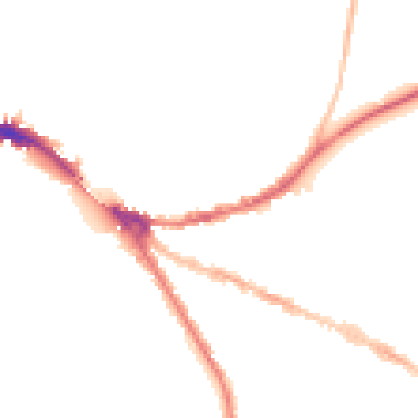 Night-time road noise heatmap for OX4 1AG