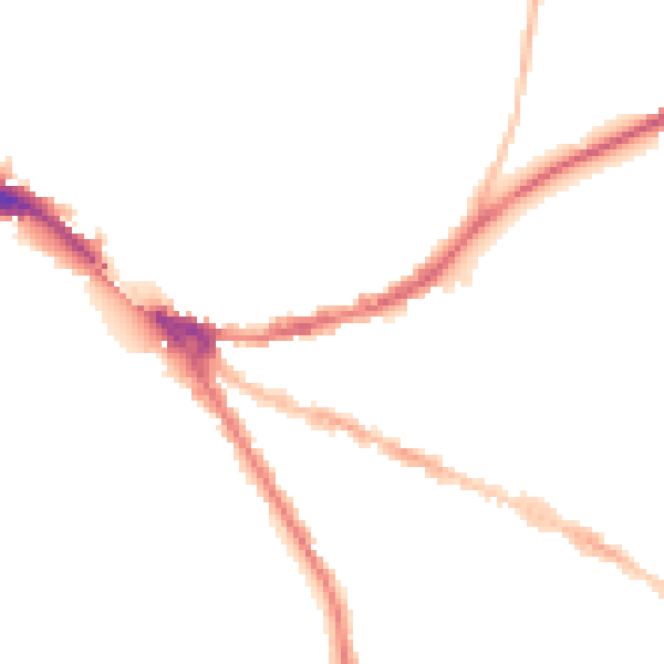 Night-time road noise heatmap for OX4 1AP