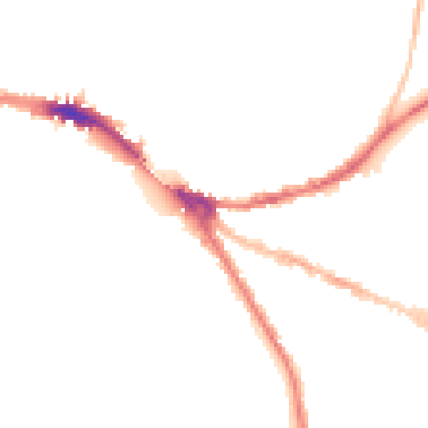 Night-time road noise heatmap for OX4 1AS