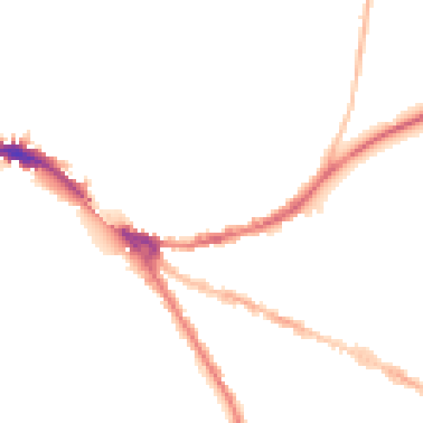 Night-time road noise heatmap for OX4 1AU