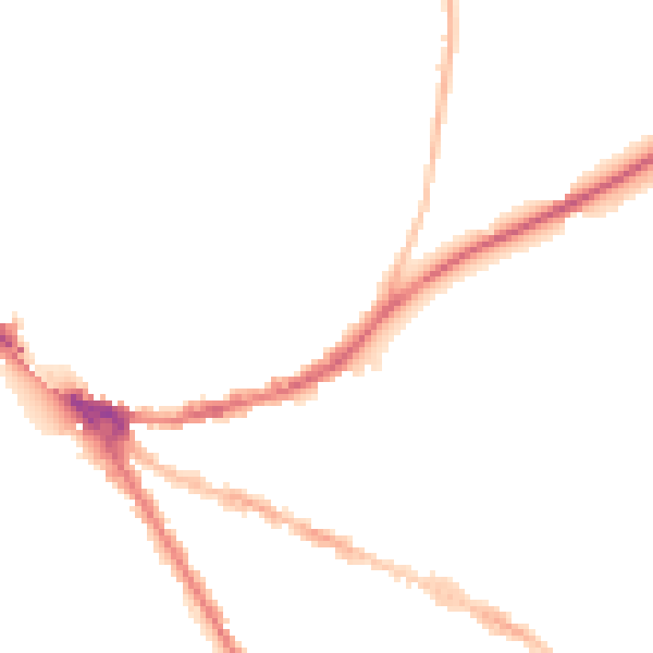 Night-time road noise heatmap for OX4 1BE