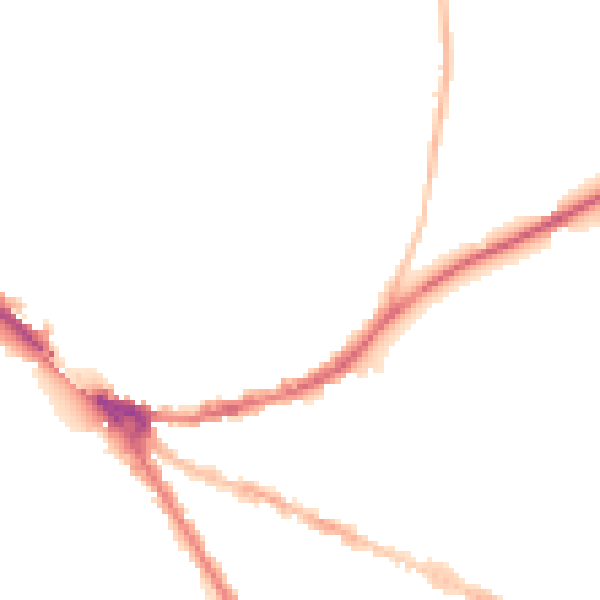 Night-time road noise heatmap for OX4 1BH