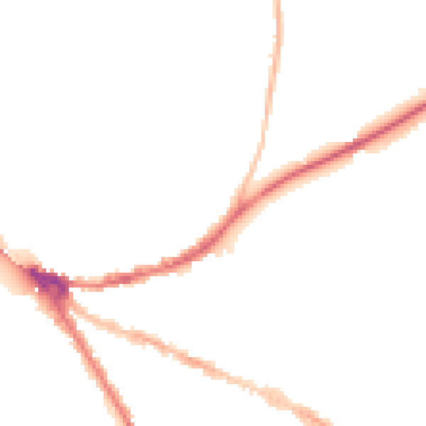 Night-time road noise heatmap for OX4 1BJ