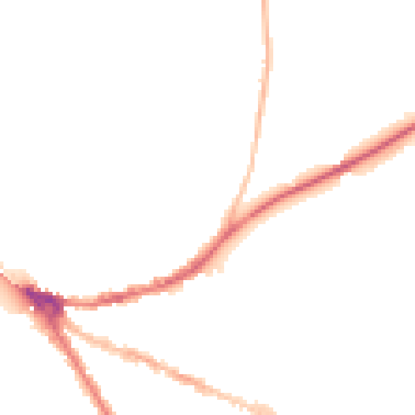 Night-time road noise heatmap for OX4 1BQ
