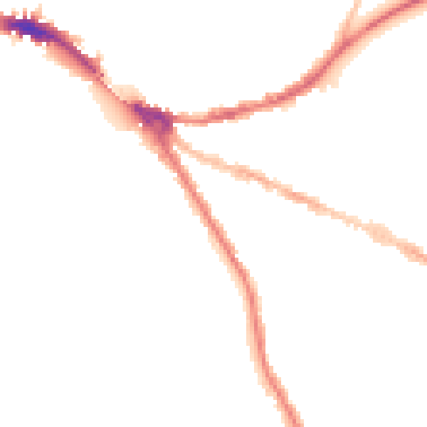Night-time road noise heatmap for OX4 1EB