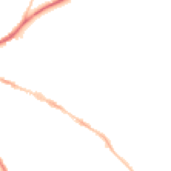 Night-time road noise heatmap for OX4 1GD