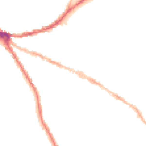 Night-time road noise heatmap for OX4 1JJ