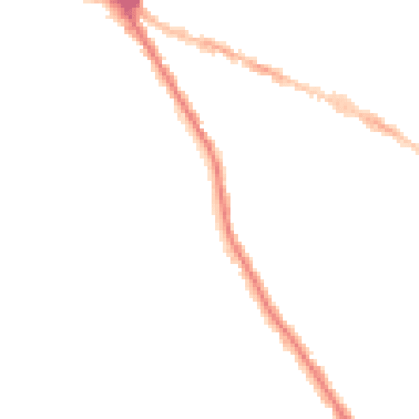 Night-time road noise heatmap for OX4 1SH