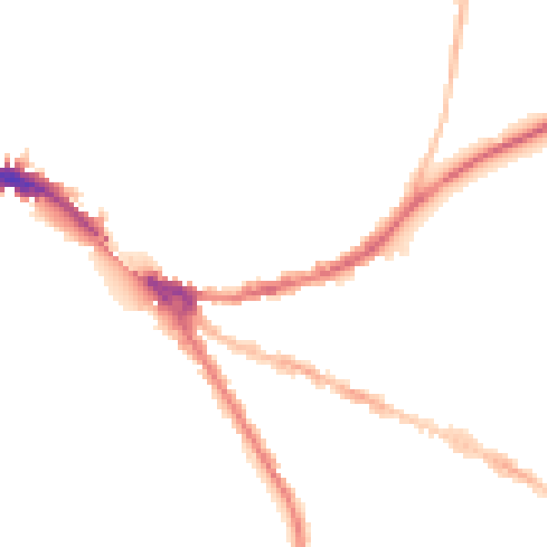Night-time road noise heatmap for OX4 1UA