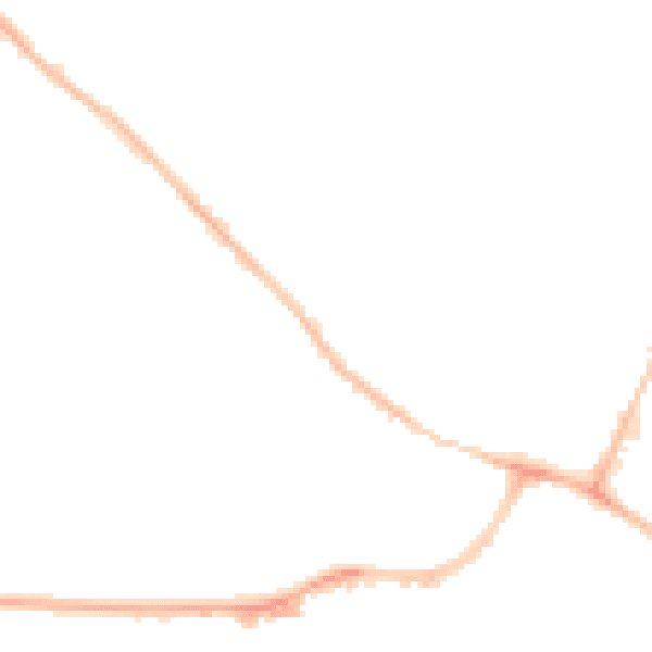 Night-time road noise heatmap for OX4 2ER