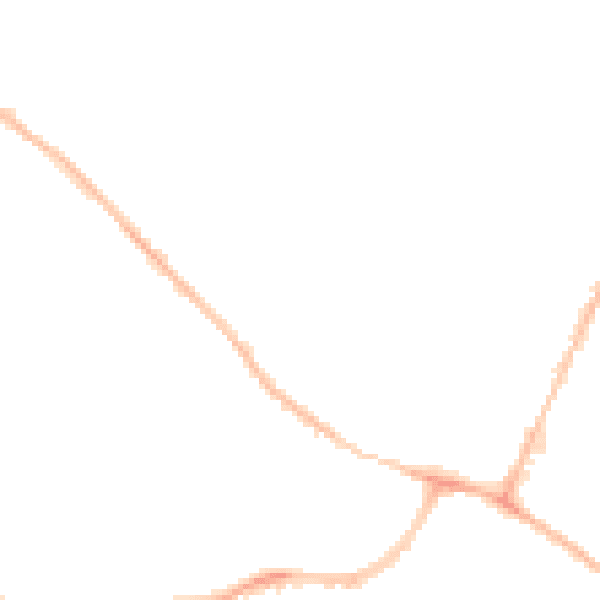 Night-time road noise heatmap for OX4 2GN