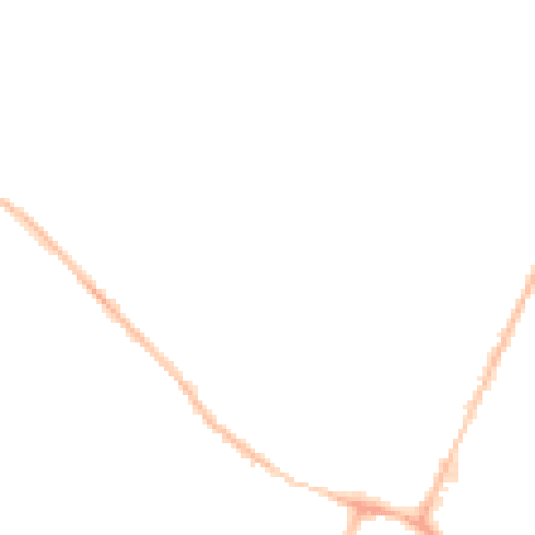 Night-time road noise heatmap for OX4 2PB