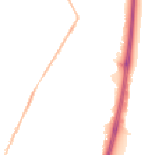 Night-time road noise heatmap for OX4 2PY