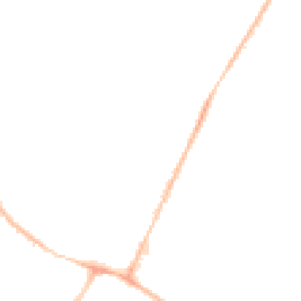 Night-time road noise heatmap for OX4 2SF