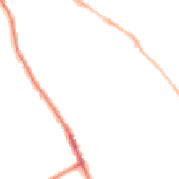 Night-time road noise heatmap for OX4 3AQ