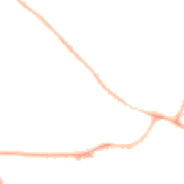 Night-time road noise heatmap for OX4 3EJ