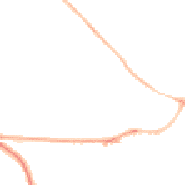 Night-time road noise heatmap for OX4 3JW