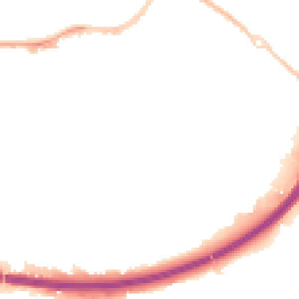 Night-time road noise heatmap for OX4 3QP