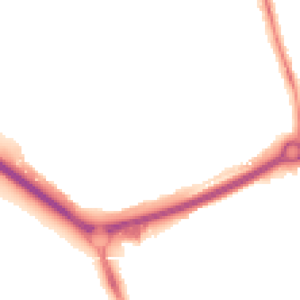 Night-time road noise heatmap for OX4 4FF