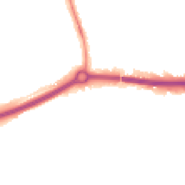 Night-time road noise heatmap for OX4 4GY
