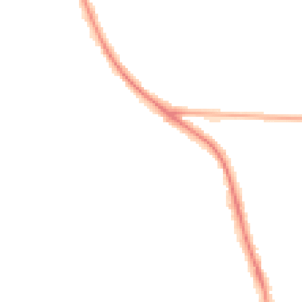 Night-time road noise heatmap for OX4 4HH