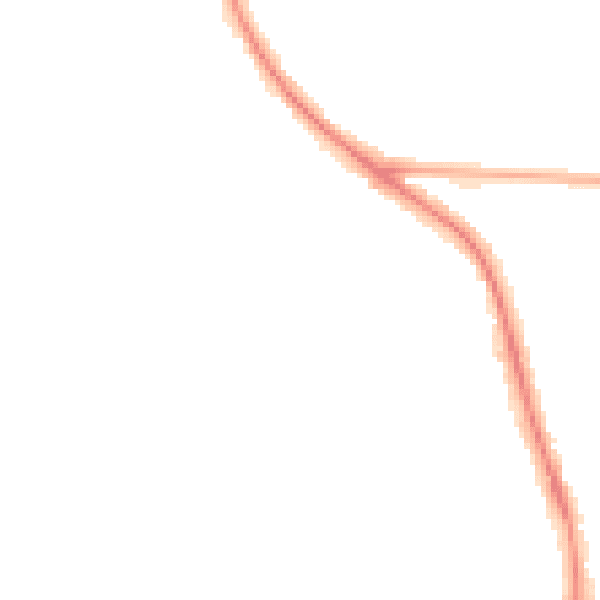 Night-time road noise heatmap for OX4 4JL
