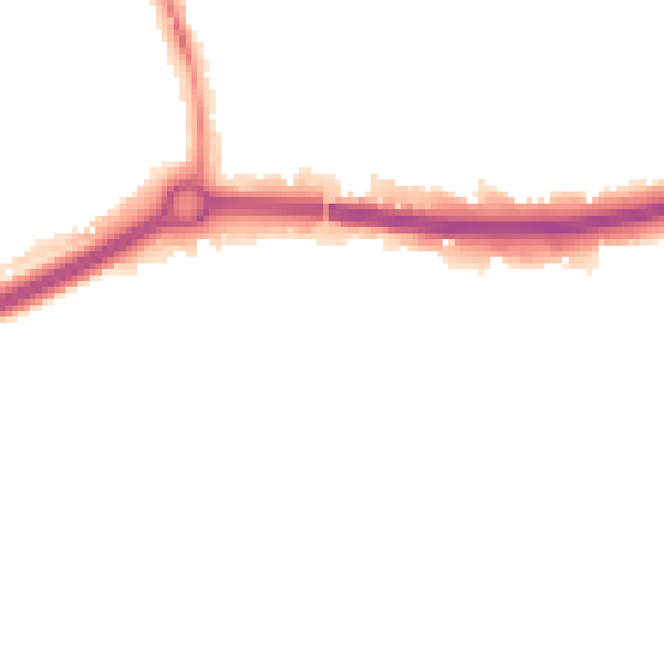Night-time road noise heatmap for OX4 4JW