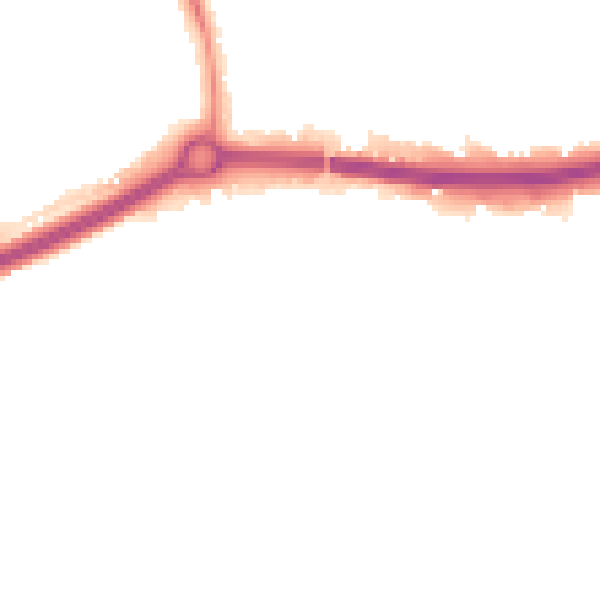 Night-time road noise heatmap for OX4 4LH
