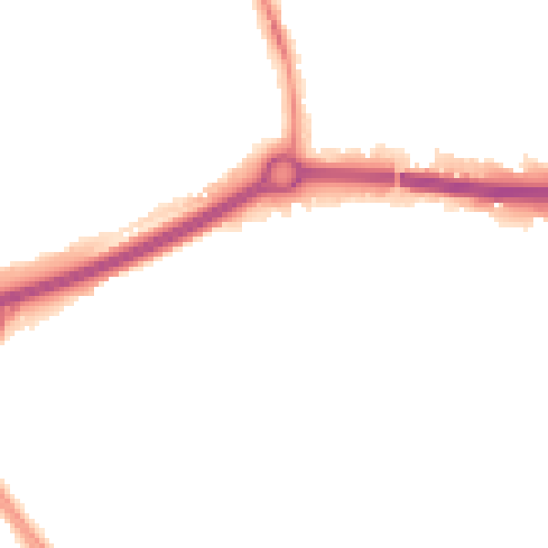 Night-time road noise heatmap for OX4 4PF