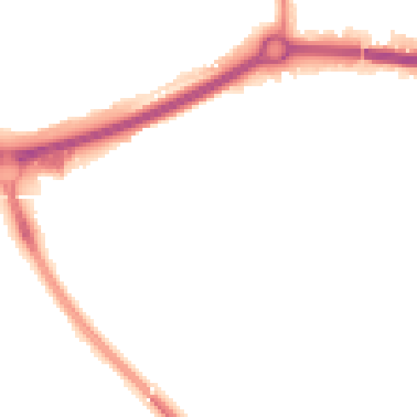 Night-time road noise heatmap for OX4 4QB