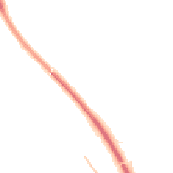 Night-time road noise heatmap for OX4 4UW