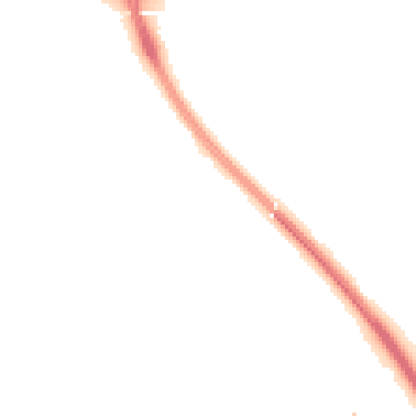 Night-time road noise heatmap for OX4 4YG